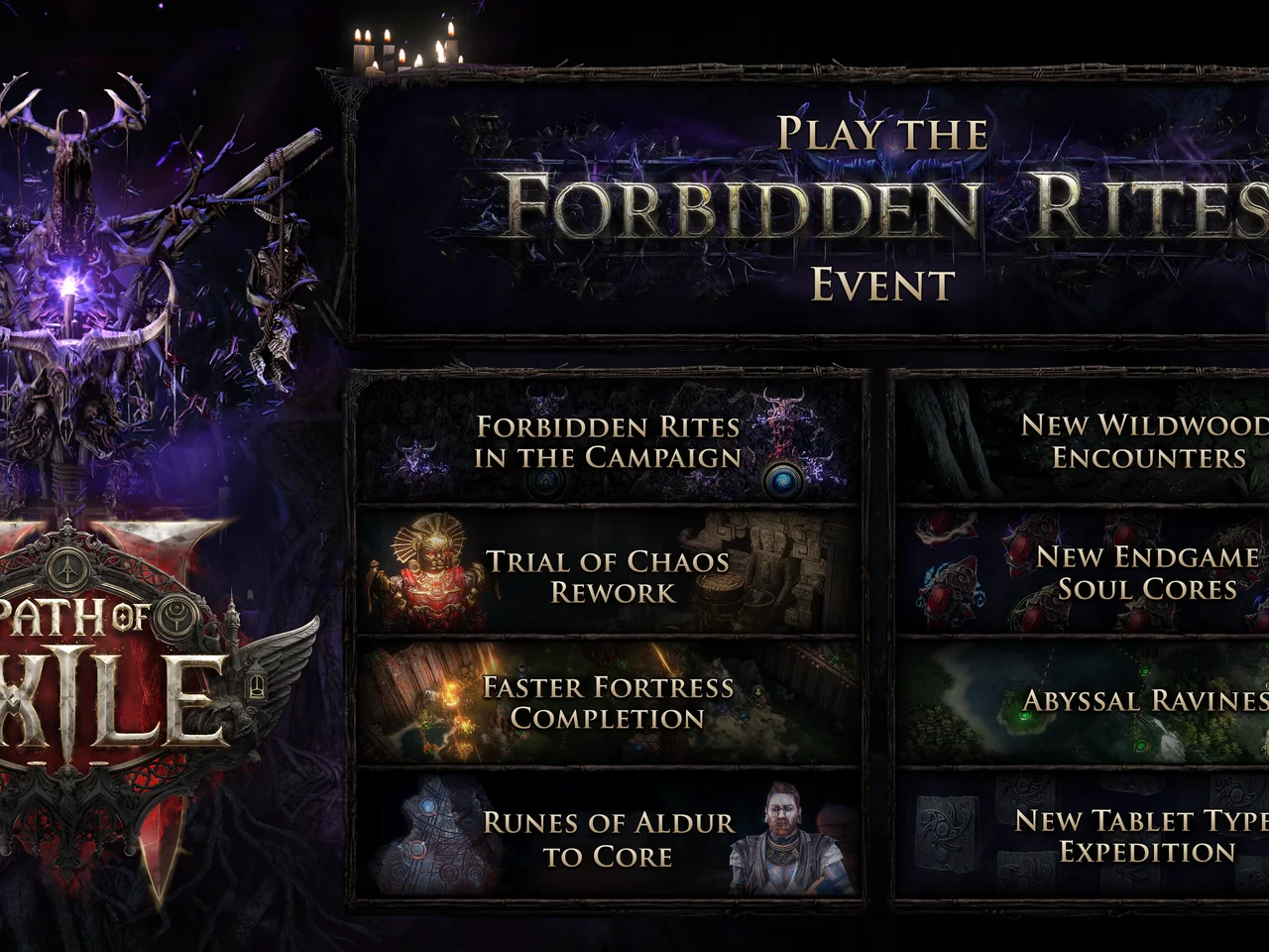 Forbidden Rites transforme toute la campagne de Path of Exile 2 en chaîne de Rituals de plus en plus dangereuse