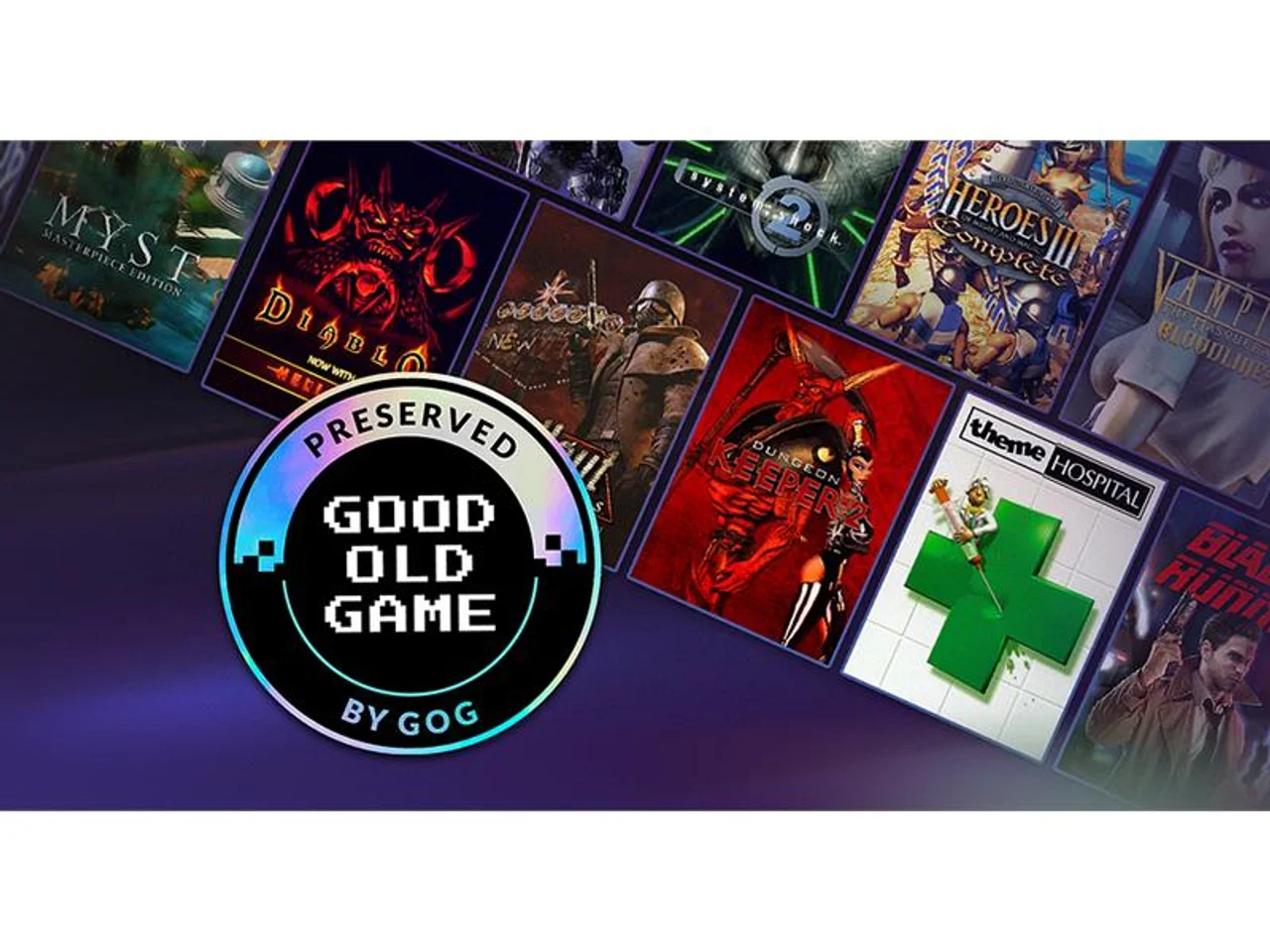 GOG ne ressort pas seulement les vieux jeux : en septembre, il ressuscite même leurs énormes boîtes PC